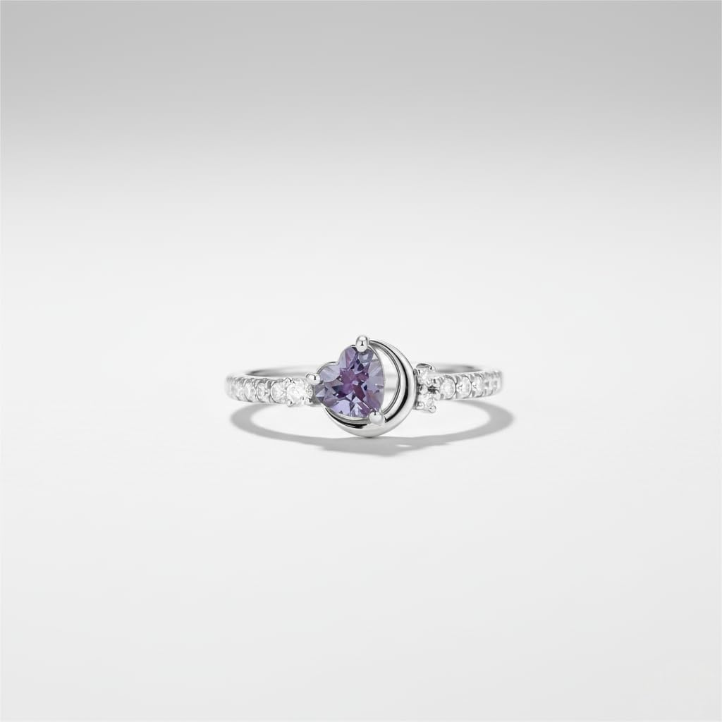 Birthstone Rings for Women Customized and Personalized 3 to 5 Gemstone Rings Family Birth Stone Ring 10K /14K /18K Solid Gold Gift for Mother Free Engraving