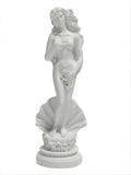 Aphrodite Statue The Birth of Venus 7.6 Inch - Greek Roman Goddess Sculpture, Handmade Resin Art Figurine Classical White Statue, Home & Office Decor