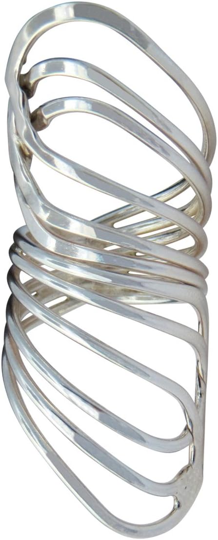 925 Sterling Silver Adjustable Ring Elegant Gift Handmade Anillo Ajustable de Plata