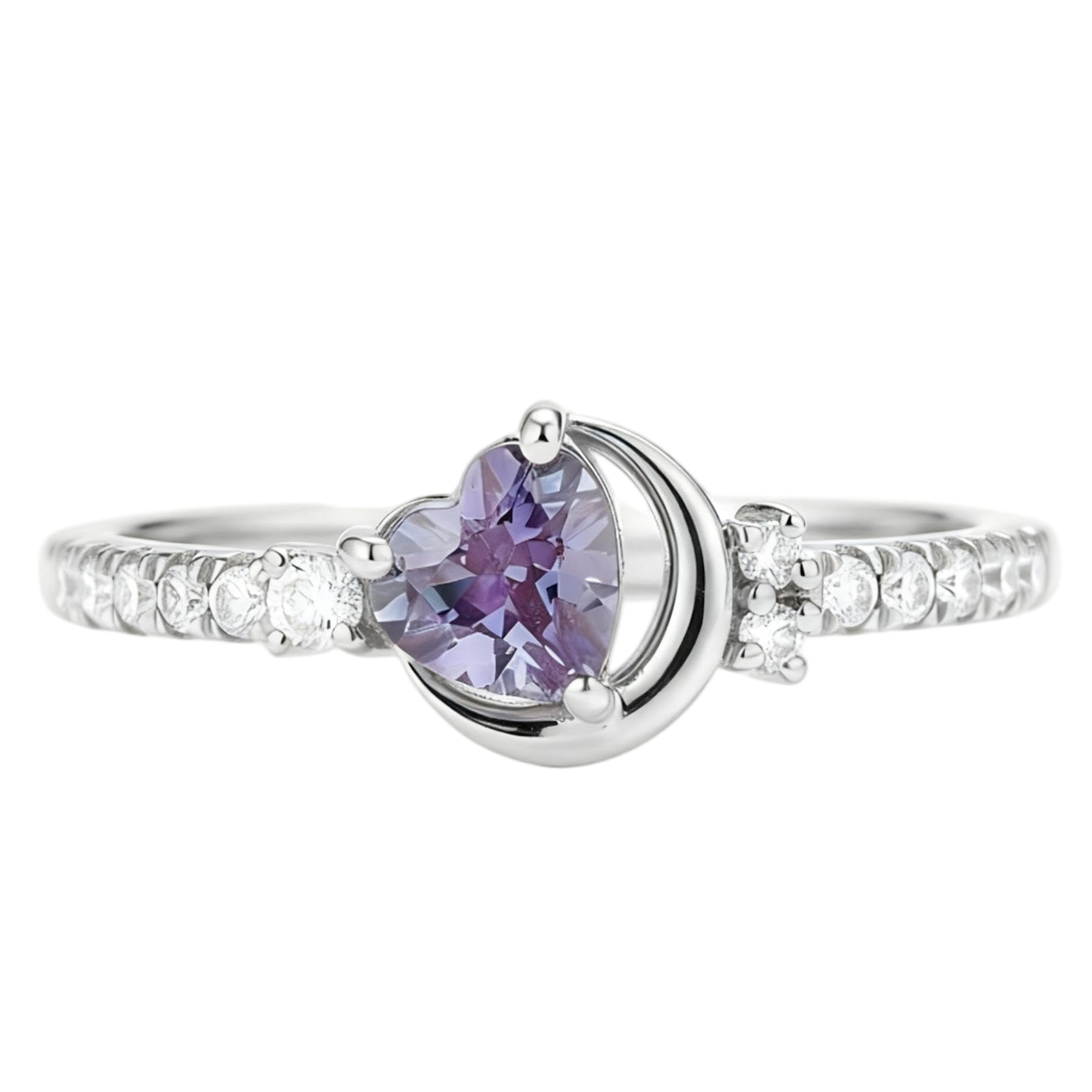 Birthstone Rings for Women Customized and Personalized 3 to 5 Gemstone Rings Family Birth Stone Ring 10K /14K /18K Solid Gold Gift for Mother Free Engraving