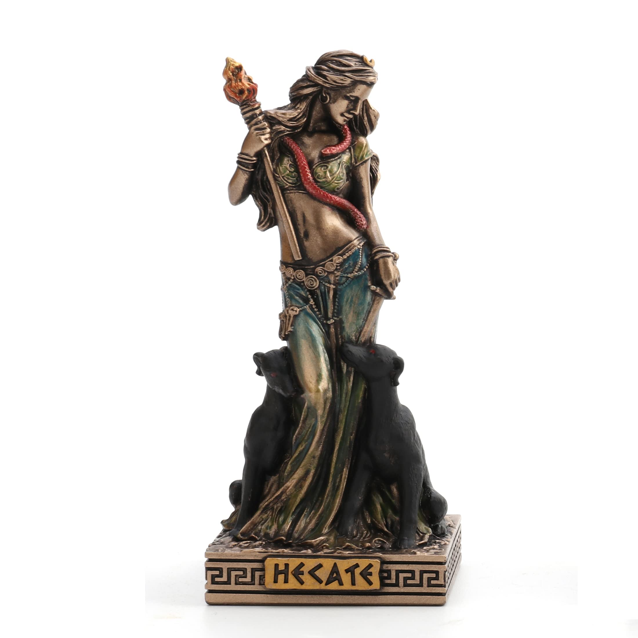Veronese Design 3 3/8 Inch Greek God Apollo Resin Hand Painted Bronze Finish Miniature Figurine