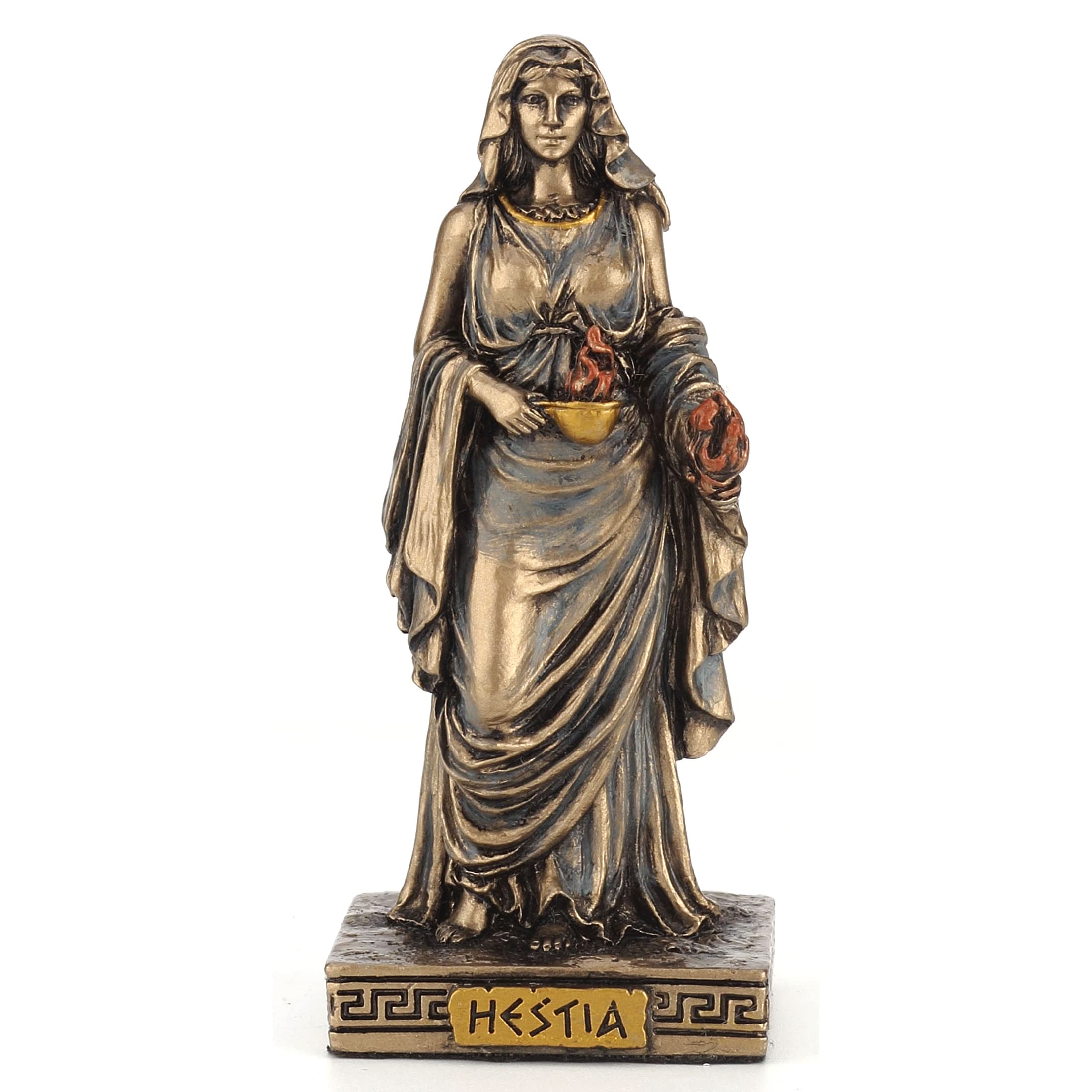 Veronese Design 3 3/8 Inch Greek God Apollo Resin Hand Painted Bronze Finish Miniature Figurine